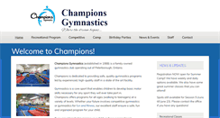 Desktop Screenshot of champions-gymnastics.ca